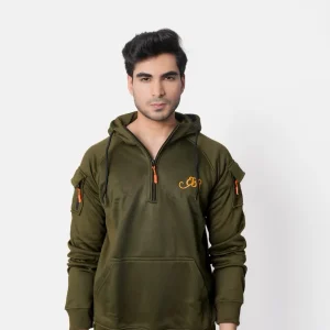 Premium Men’s Hoodie - Olive green